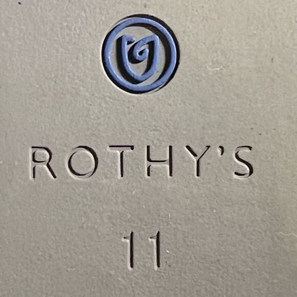 Womens ROTHYS The Flat Gray Slip On Shoes / Size 11 - Picture 8 of 8